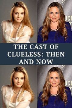 The Cast Of Clueless Then And Now Is Shown In Four Different Pictures