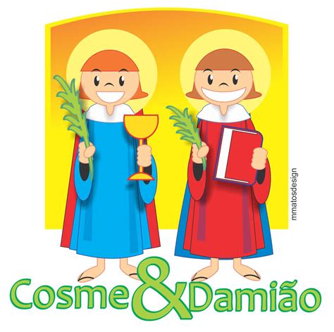 Mmatosdesign Ilustrinha Cosme E Dami O