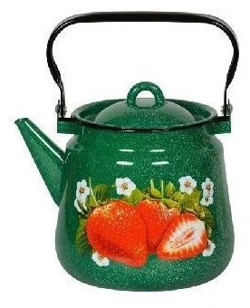 Купить СтальЭмаль чайник 1с26с Клубника садовая 3.5 л, алюминий в ...