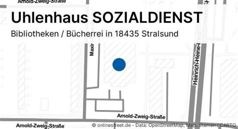 Uhlenhaus SOZIALDIENST Maxim Gorki Straße in Stralsund Knieper West