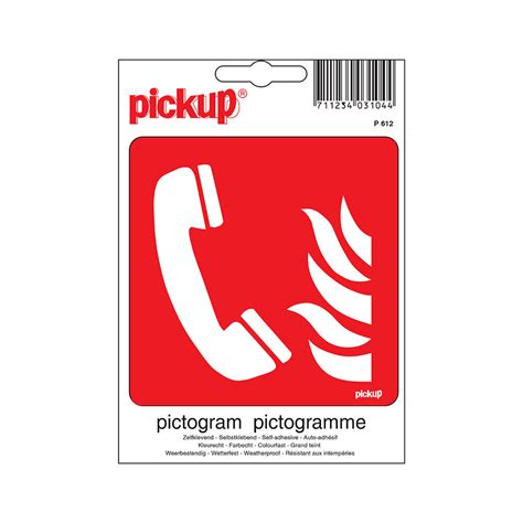 Pickup Pictogram 10x10 Cm Alarmtelefoon Westvoorn