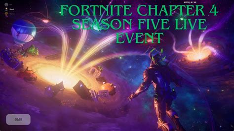 Fortnite Live Event Chapter 4 Season 5 Youtube