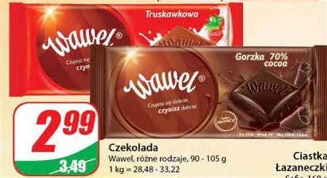 Promocja Czekolada Truskawkowa Wawel W Dino