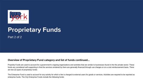 Proprietary Funds Part 2 Of 2