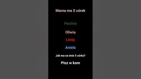 Mama Ma 5 Córek Youtube