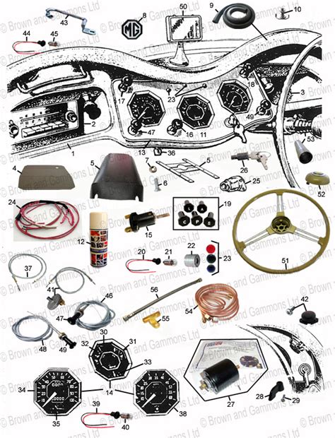 Mgf Dashboard Spare Parts