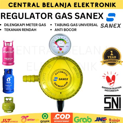 Jual Sanex Regulator Gas Tekanan Rendah Sn R Plus Meter Hanya