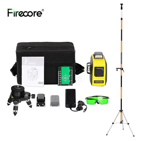 Buy FIRECORE F93T-XG nivel laser 12 Lines 3D Green Laser Level 360 Self ...