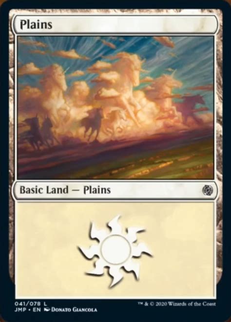 Plains Land Cards Mtg Salvation