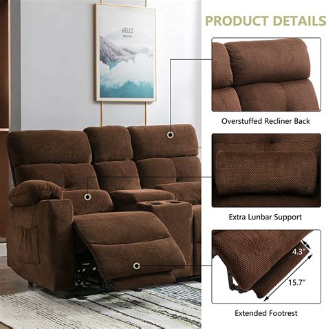 Loveseat Recliner Power Reclining Loveseat Electric Reclining