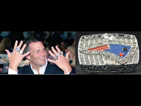 TOM BRADY Shows His 5 RINGS SUPER BOWL 51 ALL 5 SUPERBOWL WINS YouTube