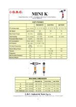 Elektrische Anfasmaschine MINI K G B C Industrial Tools S P A