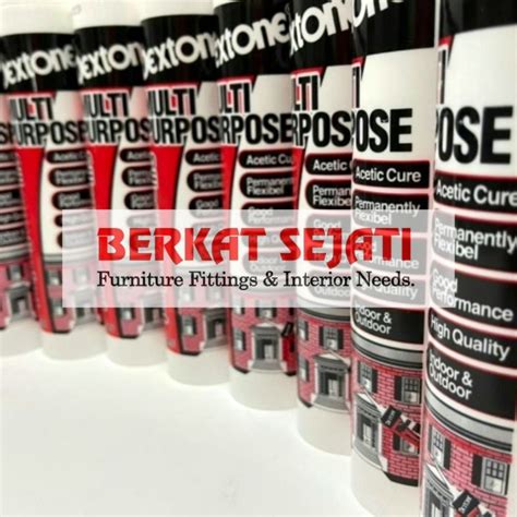 Jual Lem Silicone Sealant Dextone Kaca Aquarium Clear Bening Putih