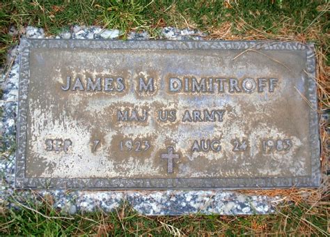 James M Dimitroff 1923 1983 Find A Grave Memorial