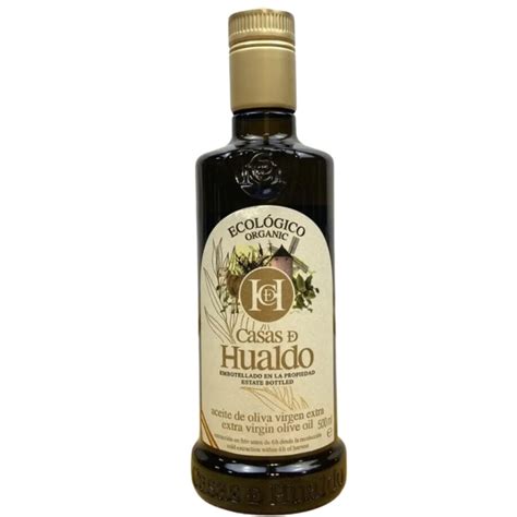 Casas De Hualdo Organic Extra Virgin Olive Oil From Spain 500 Ml