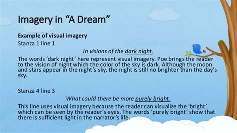 Diction And Imagery In Edgar Allan Poes A Dream