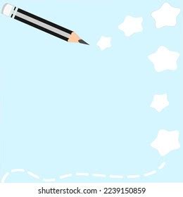 Pencil Drawing Starry Sky Stars Vector Stock Vector (Royalty Free) 2239150859 | Shutterstock