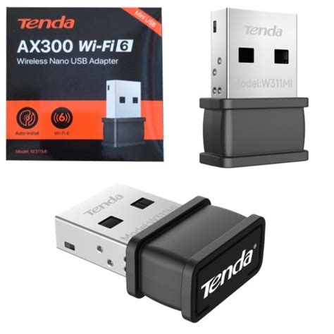 Tenda W311MI AX300 Wi-Fi 6 Wireless Nano USB Adapter | Daraz.com.bd