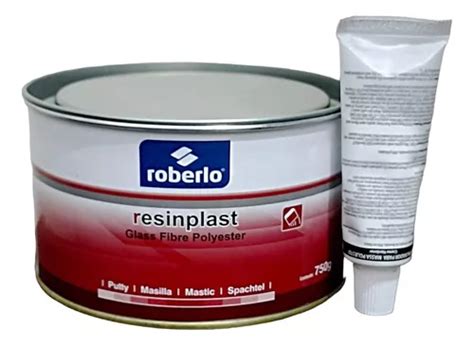 Massa Poliester Fibra Roberlo Resinplast Kg