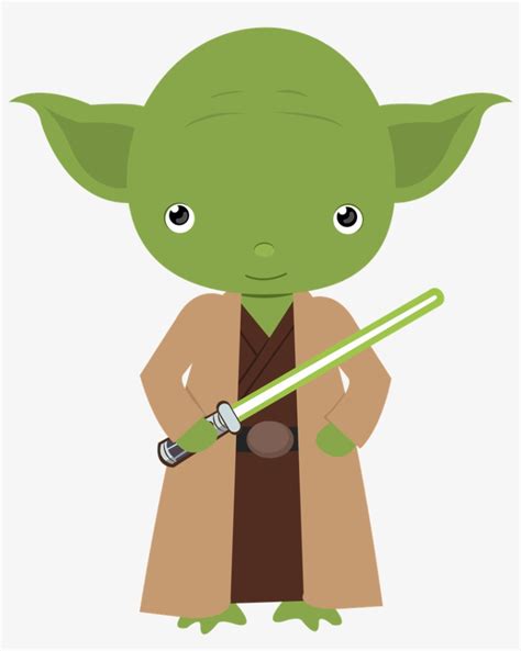 Clip Art Transparent Baby Yoda Clipart - Star Wars Clipart Yoda - Free ...