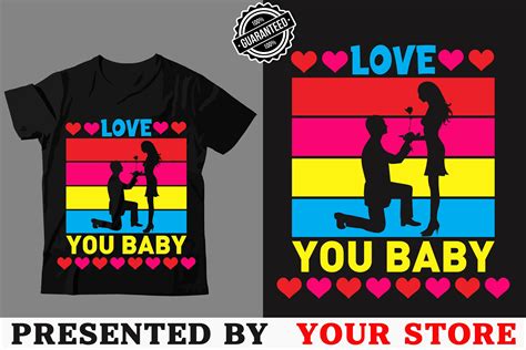 Retro Groovy Valentines Tshirt Designs Graphic By Your Store