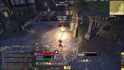 Eso Magicka Templar Murkmire Pve Puncturing Sweep Build K Dps Test