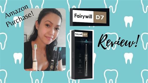 Fairywill D7 Tooth Brush Review: Amazon Purchase - YouTube
