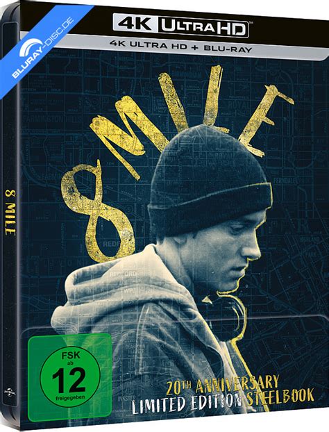 8 Mile 2002 4k Limited Steelbook Edition 4k Uhd Blu Ray Blu Ray