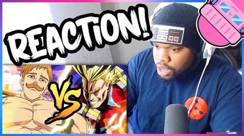 ESCANOR VS ALL MIGHT RAP BATTLE REACTION RUSTAGE Ft Daddyphatsnaps