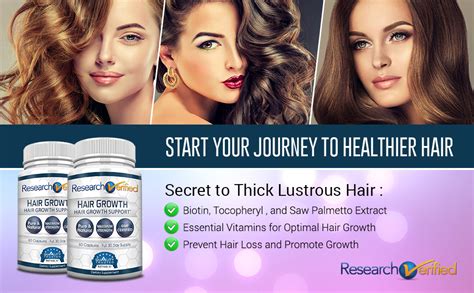 Research Verified Hair Growth Support With Biotin Dht