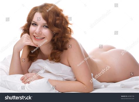 Beauty Nude Woman White Bed Stock Photo Shutterstock