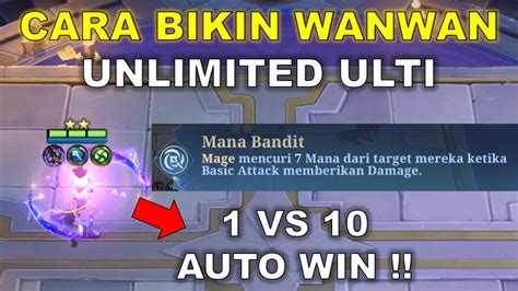 CARA BIKIN WANWAN UNLIMITED ULTI 1 VS 10 AUTO WIN COMBO MAGIC