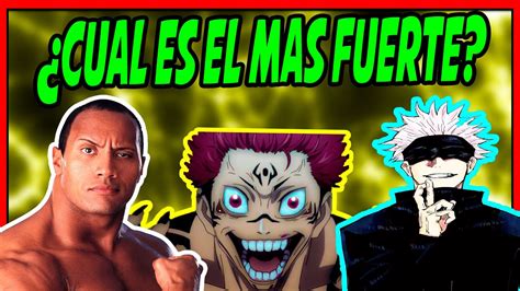 ¡los 10 Personajes Mas Fuertes De Jujutsu Kaisen Youtube