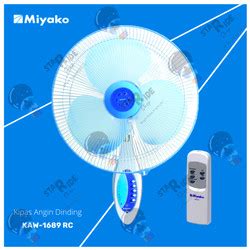 Jual Miyako Kipas Angin Dinding Remote Wall Fan Kaw Rc Besi