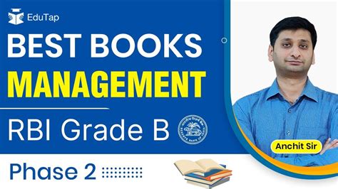 Best Books For RBI Grade B Management Subject Management Book List