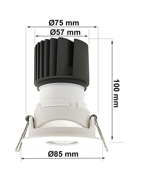 Foco Downlight Empotrable LED 15W Direccionable Blanco CRI 92 UGR13