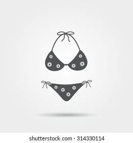 Doodle Illustration Bikini Swimsuit Hand Drawn Stock Vector Royalty Free 1734552737 Shutterstock