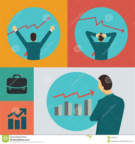 Stock market businessman stock vector. Illustration of broker - 47854817 