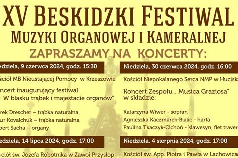 Xv Beskidzki Festiwal Muzyki Organowej I Kameralnej