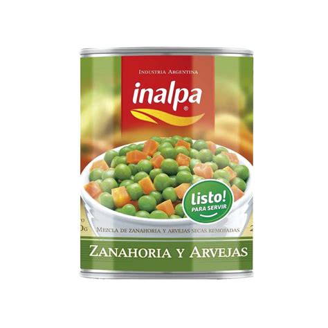 Inalpa Zanahorias Y Arvejas En Lata X Grs Simple