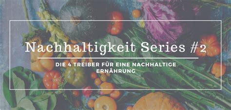 4 Treiber für eine nachhaltige Ernährung