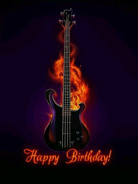 Happy Birthday Images With Guitar💐 — Free Happy Bday Pictures And