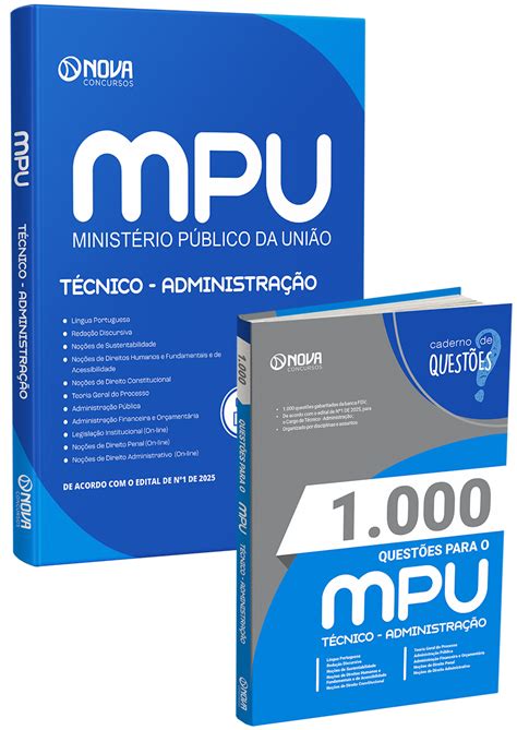 Tecnico Administrativo Do Mpu - Combo MPU - Técnico do MPU - Administração