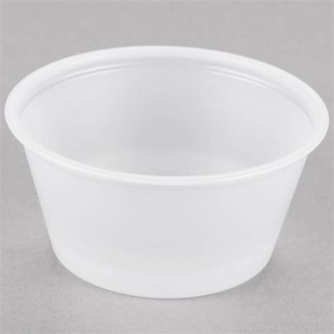 Solo P N Oz Translucent Polystyrene Souffle Portion Cup Case