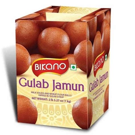 Bikano Sugar Gulab Jamun And Rasgulla Packaging Size 250 G Packaging