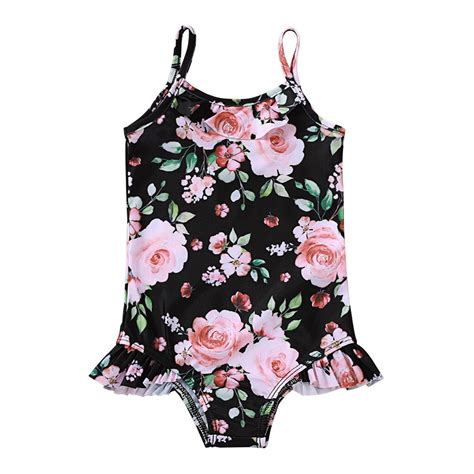 Bikini Floral de retales para niñas pequeñas traj Grandado