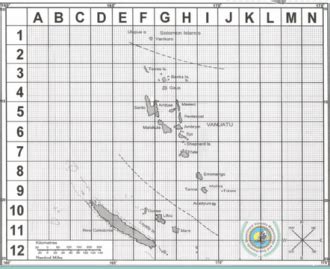 Vanuatu Cyclone Tracking Map