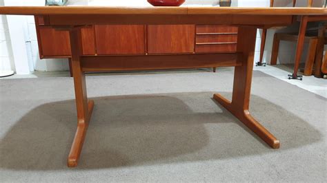 Retro Teak Dining Kitchen Table Large Hilton And Main