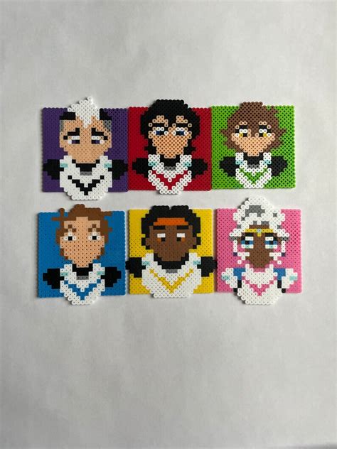 Voltron Perler Bead Figures Etsy