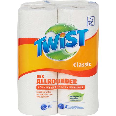 Buy Twist Classic Household Paper Extra Tear Resistant Migros